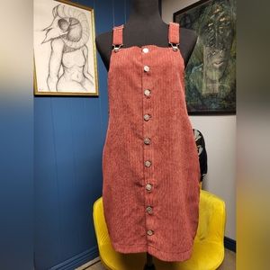 Hot Kiss Corduroy Overalls Dress Size 3